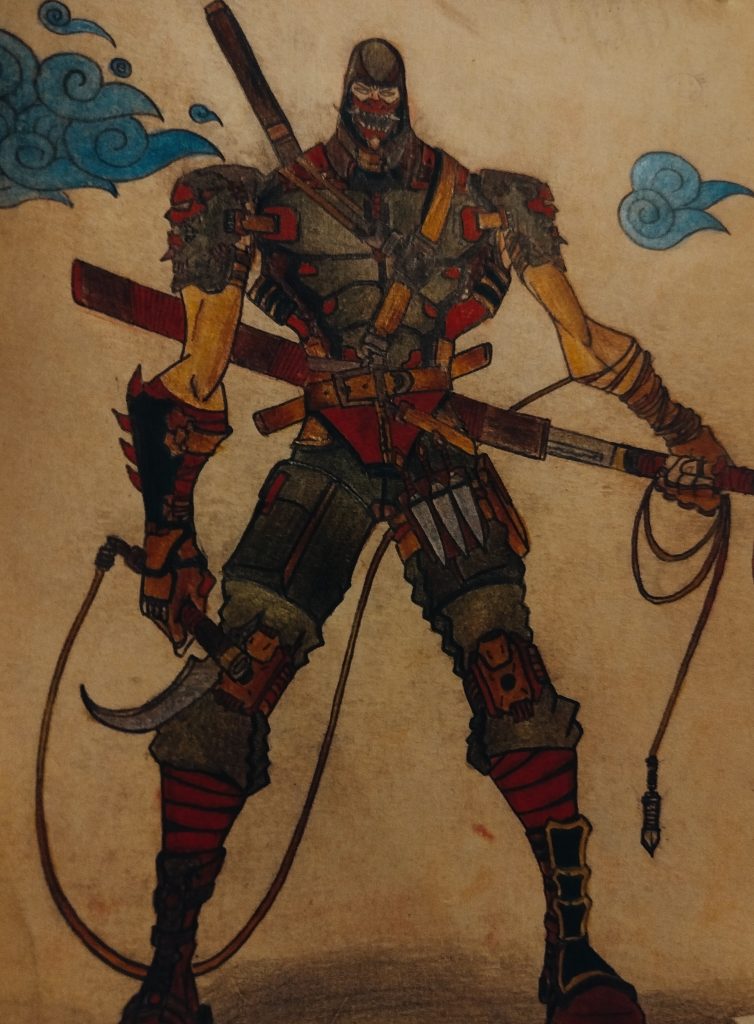 کاور آرت دست ساز Kage oni